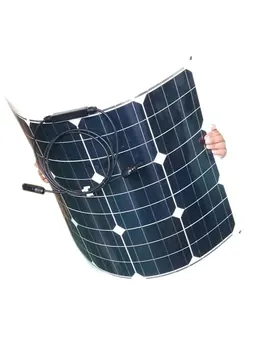 Гибкая Солнечная Панель 12 В 50 Вт Солнечная Система 100 Вт 150 Вт 200 Вт 250 Вт 300 Вт 400 Вт 220 В Портативное Солнечное Зарядное Устройство Для Автомобиля На Открытом Воздухе