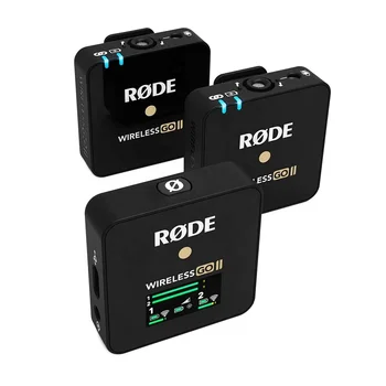 Rode Wireless GO2 GO II 2.4g Беспроводной Петличный Микрофон Микрофонная Система для Телефонов Android iPhone Камера Ноутбук 200 м Передача