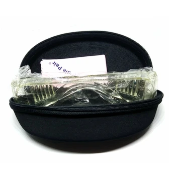 Лазерные защитные очки 190nm-400nm CE EP-9-6 Защитные очки для глаз с широким спектром непрерывного поглощения OD4 + с коробкой