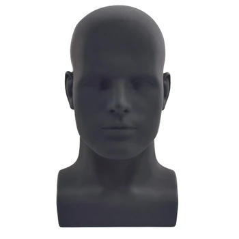 Мужская голова-манекен Профессиональная голова-манекен для демонстрации Париков, шляп, подставки для наушников