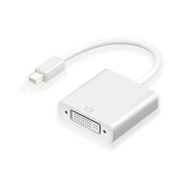 Кабель-адаптер Mini Displayport DP Thunderbolt to DVI Converter для iMac Mac Mini Pro Air Book для подключения монитора телевизора