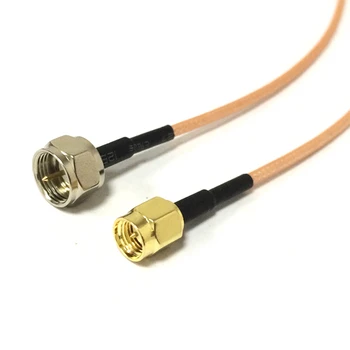 Новый штекерный разъем SMA Переключатель F штекер Конвертер RG316 Соединительный кабель 15 см 6 