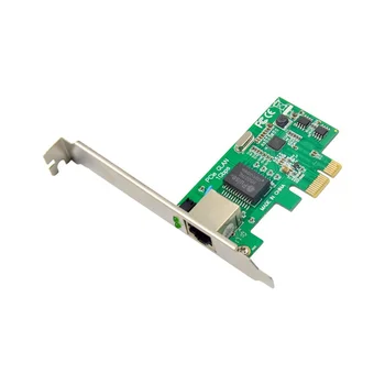 Однопортовый сетевой адаптер PCIe-RJ45 Gigabit Ethernet, сетевая карта 1000M PCI Express, чипсет RTL8168E, локальная сеть pci-e
