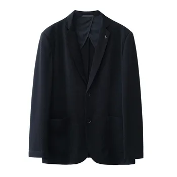 5823-2023 Осенне-зимний новый продукт, мужской костюм, деловой, повседневный, простой, в сетку, куртка West, мужское верхнее пальто