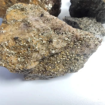Природный минерал Необработанные Коллекционные образцы Минералов Металлическая руда Щебень Камень для украшения дома Камень