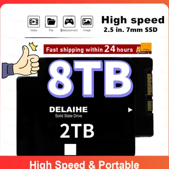 2023 Популярный Высокоскоростной Твердотельный накопитель SSD 2,5 Дюйма SATA3 980/970 PRO 4 ТБ 2 ТБ 1 ТБ Настольный жесткий диск для Ноутбука 8 ТБ Высокая Скорость