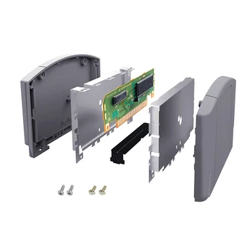 Крышка кассеты для картриджа Voor Nintendo 64 Transparante Shell Diy Reparatie Onderdelen Vervanging Met Fix Sheet Япония/ЕС/Ons ve