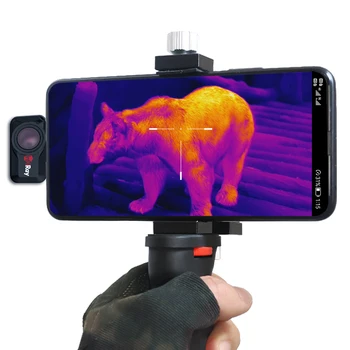 InfiRay T3 384 * 288 Тепловизионная камера для охоты Android ночного видения инфракрасная тепловизионная камера с держателем стеллажей для выставки товаров