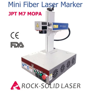 Волоконный лазерный маркер MOPA JPT M7 20 Вт 30 Вт 50 Вт 60 Вт Настольный Маркировочный Гравировальный станок Портативный Настольный Гравер