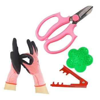 Ножницы для цветов, инструмент для зачистки роз, инструмент для удаления шипов, садовые перчатки, наборы садовых ручных инструментов