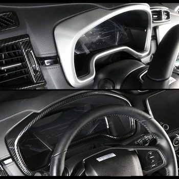 Для Honda CR-V CRV 2017 2018 ABS пластик приборная панель измеритель приборной панели датчик рамка крышка отделка автомобиля стайлинг авто аксессуары