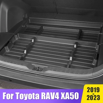 Для Toyota RAV4 RAV 4 2019-2021 2022 2023 XA50 Автомобильный Багажник, Коробка Для Хранения Запасных Шин, Органайзер, Держатель для Ковриков, Автомобильные Грузовые Аксессуары