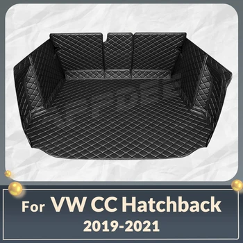 Автоматический Коврик для багажника с полным покрытием VOLKSWAGEN VW CC 2019-2021 20 Автомобильный коврик для багажника, Аксессуары для защиты салона Грузового лайнера