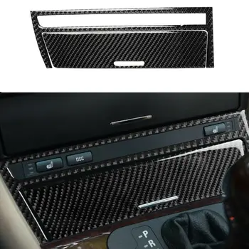 Накладка на панель для хранения пепельницы из углеродного волокна для BMW 3 серии E46 1998-2005