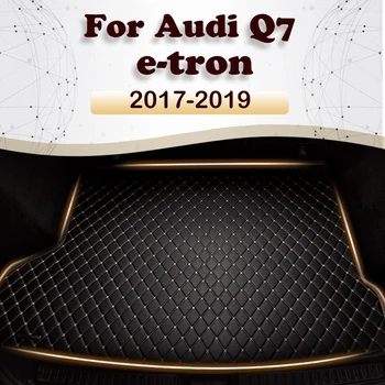 Коврик в багажник автомобиля для Audi Q7 e-tron 2017 2018 2019, Изготовленный на Заказ Автомобильный грузовой лайнер, Аксессуары для ковров, Украшение интерьера автомобиля