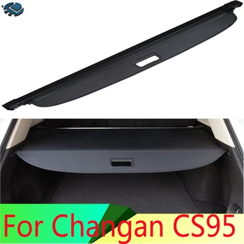 Для Changan CS95 Автомобильные Аксессуары Алюминий + Брезентовая Черная Задняя крышка Багажника