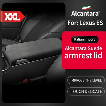 для Lexus ES200/ES260/ES300 модифицированный интерьер Алькантара, замши, подлокотника, чехла для подушки, Автомобильного Интерьера