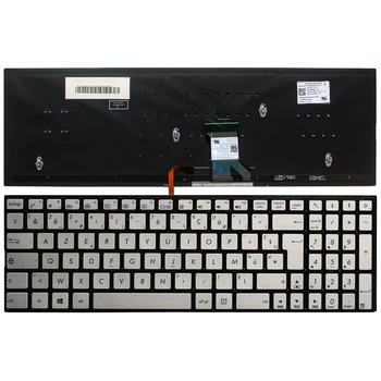 Новая Французская Клавиатура для ноутбука ASUS GL702 GL702VT GL702VM черная 0KNB0-662LUS00 AEBK5U00030 FR клавиатура с серебристой подсветкой