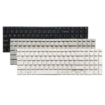 Новая Американская Клавиатура для ноутбука Sony VAIO SVF152C29V SVF153A1QT SVF152 SVF152100C SVF153 SVF1521Q1RW Черный/серебристый/белый