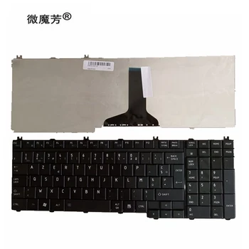 Клавиатура Azerty FR для Toshiba Satellite P200 P205 X205 X300 L500 L355 L350 MP-06876F0-9204 PK130741A15 AEBD3F00150 ЧЕРНЫЙ