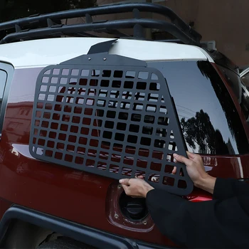 Алюминиевый Сплав, внедорожное Внешнее стекло Багажника, Панель Molle, Подвесная сумка, Кронштейн, Комплект Защиты, стойка Для Toyota FJ Cruiser 2007-2021