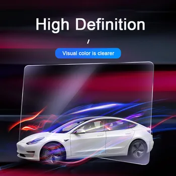 Автомобильное стекло, закаленная пленка Для Tesla Модель 3, Модель Y, Центральное управление, сенсорный экран, Навигация, Защита экрана, Аксессуары, украшения