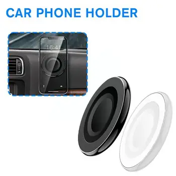 Магнитный автомобильный держатель для телефона, приборная панель, Мини-подставка круглой формы для металлического магнита, автомобильный держатель GPS для стены P0e9