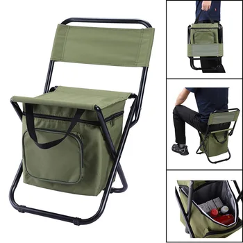 Уличный многоцелевой стул для Кемпинга, Рыбалки, Портативный рюкзак-холодильник, Изолированная сумка для инструментов для пикника, Походное сиденье, сумка для стола