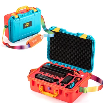 Для Nintendo Switch и oled Портативная сумка через плечо, взрывозащищенная коробка, дорожная сумка, жесткий чехол, аксессуары для переноски