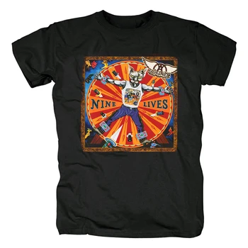8 дизайнов Aerosmith Рок Брендовая рубашка 3D camisetas mma фитнес Панк Хардрок Хэви-Метал 100% Хлопок рокер скейтборд