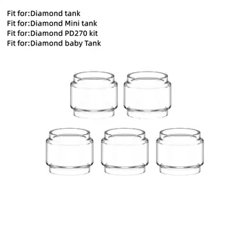 5 шт. пузырчатая стеклянная трубка для IJOY Diamond Mini PD270 Baby Tank Kit Аксессуары для машин замена прозрачная