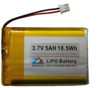 Бесплатная доставка 1шт 3,7 В 505575 5000 мАч полимерно-литиевая батарея литий-ионная аккумуляторная батарея Аккумуляторные батареи
