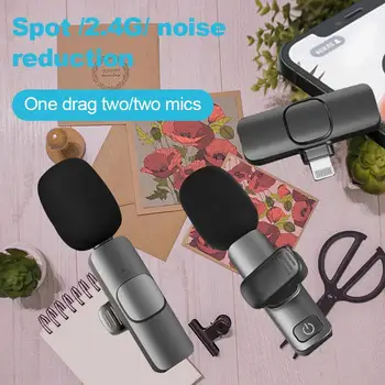 Идеальный беспроводной петличный микрофон с двухканальным приемником для кристально чистого звука и захватывающей реверберации