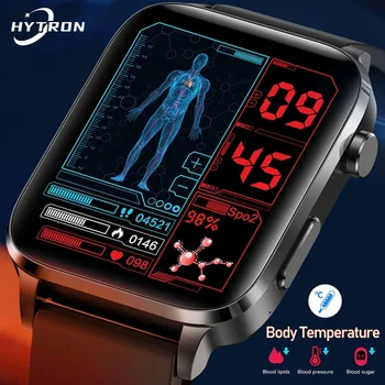 HYTRON Новые мужские смарт-часы для измерения уровня сахара в крови Sangao, Лазерное лечение сердечного ритма, здоровый мониторинг температуры тела, женские умные часы