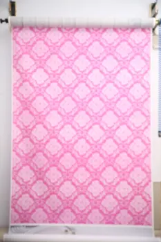 5x7 футов Розовый Цветочный Дамасский Узор Для Новорожденных Художественный Фон фон
