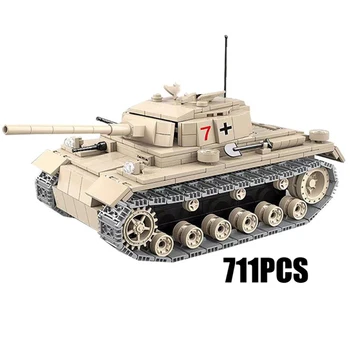 Мировая война Panzerkampfwagen III Танк Военная Модель Строительный Блок WW2 Германия Армейские Силы Фигурка Кирпичные Игрушки Для Мальчиков
