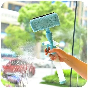 Щетка для уборки дома, Креативный Очиститель оконного стекла, двусторонняя щетка для распыления воды на пол, Портативный инструмент для чистки кухни