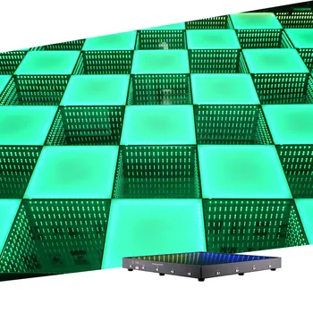 Беспроводная быстрая настройка Ultra-sim DMX 3D зеркальная магнитная беспроводная светодиодная танцплощадка