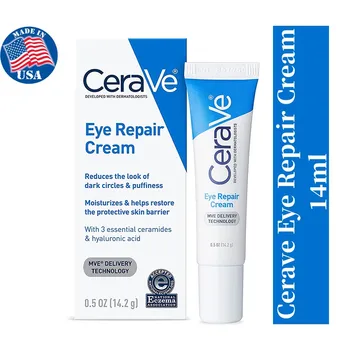 Крем для восстановления глаз Cerave, увлажняющий и осветляющий темные круги под глазами, успокаивающий кожу и разглаживающий мелкие морщинки