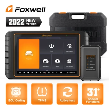 FOXWELL GT75TS OBD2 Автомобильный Диагностический Инструмент Профессиональный Активный Тестовый ECU Кодирование TPMS A/F 31 Услуги OBD Автомобильный Сканер PK GT60