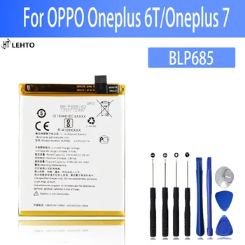 100% Оригинальный аккумулятор BLP685 для телефонов oppo 1 + 6T/1 + 7