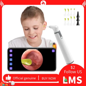 WIFI Ушной Отоскоп LMS CAP 3,9 мм Умный Беспроводной Портативный Визуальный Ушной Серы Для Очистки Медицинского Эндоскопа Камера iPhone Android Телефон 0,1